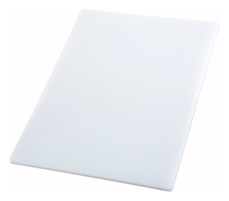 Winco, CBWT-1824, Cutting Board, Plastic, White, 24" L, 1/2"