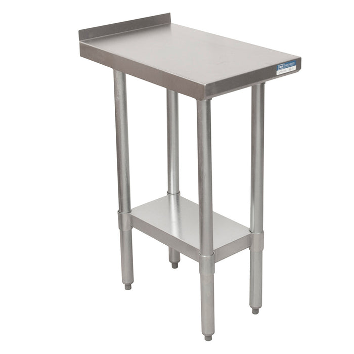 BK Resources, SFTS-1530, Work Table,  12&quot; - 21&quot;, Stainless Steel Top