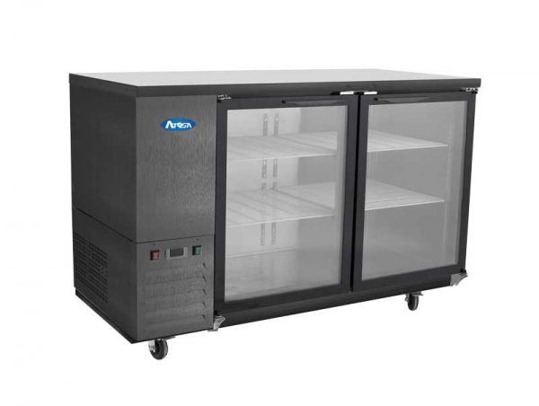 Atosa USA, SBB48GGRAUS2, Shallow Depth Glass Door Back Bar Coolers