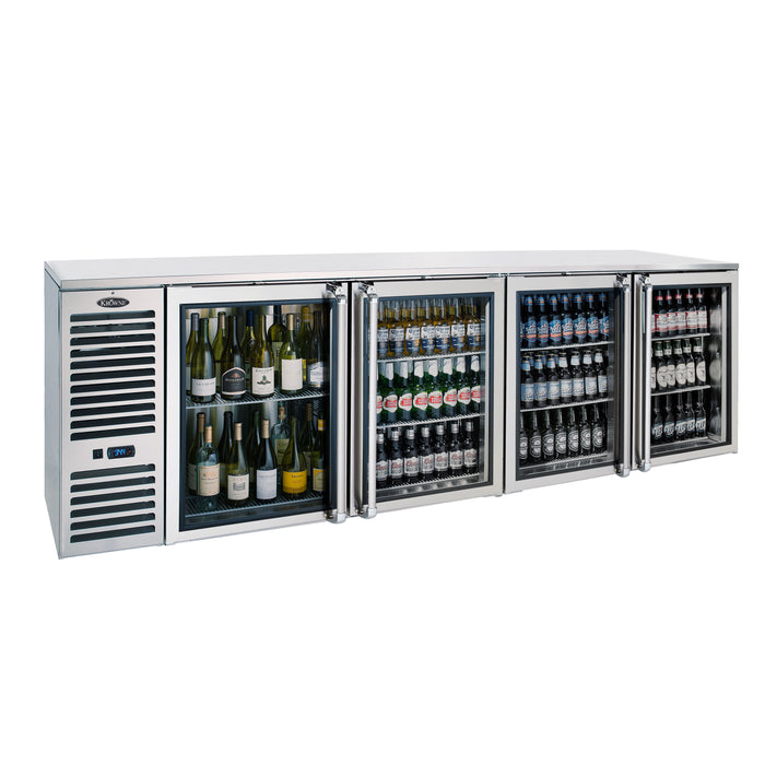 Krowne Metal, BS108L-BNS-LLLL, Back Bar Refrigeration