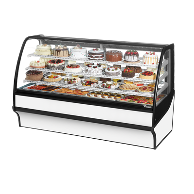 True Manufacturing, TDM-R-77-GE/GE-S-W, Display Case, Refrigerated Bakery