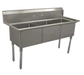 Serv-Ware, E3CWP1515, Sink, (3) Three Compartment