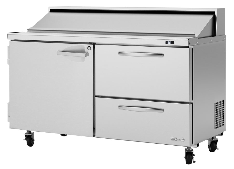 Turbo Air, PST-60-D2L-N, Prep Tables