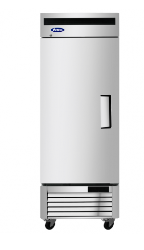 Atosa USA, MBF8501GRL, Refrigerador de una puerta con congelador inferior, bisagra izquierda