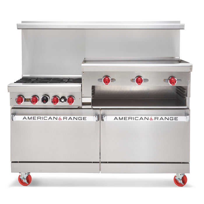 American Range, AR-6B-24RG, Range, 60" Restaurant, Gas