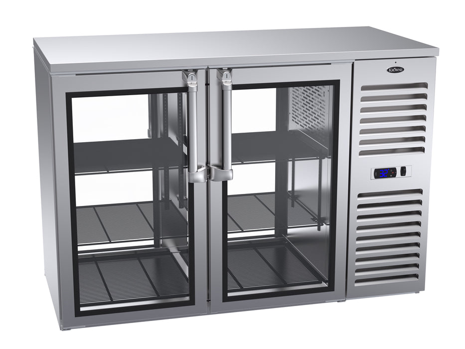 Krowne Metal, KPT52L-KSS-LR/LR, Pass-Thru Refrigerated Back Bar Cabinet