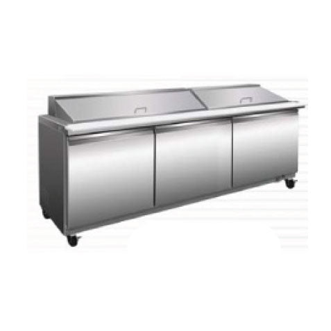 Serv-Ware, SP72-27M-HC, Refrigerated Counter, Mega Top Sandwich / Salad Unit