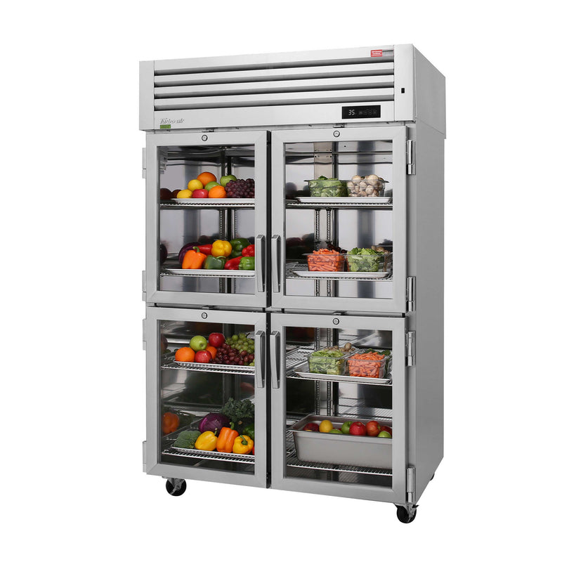 Turbo Air, PRO-50-4R-GS-PT-N, Refrigerator, Pass-Thru