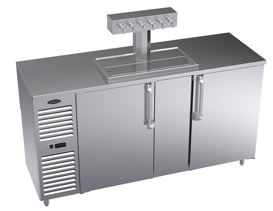 Krowne Metal, DB72R-SSS-LR, Refrigeration- Self-Contained Direct Draw Coolers