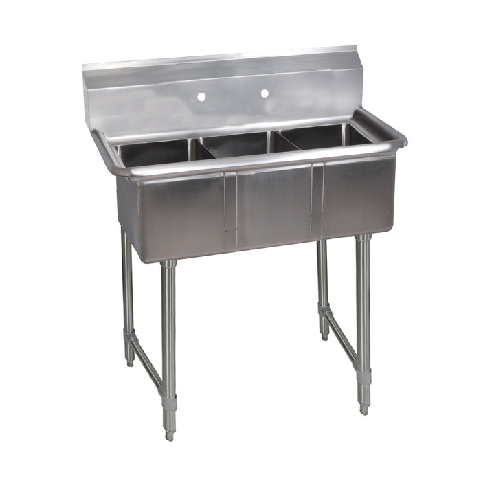 BK Resources, BKS-3-1014-10S, Sink, (3) Three Compartment