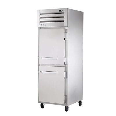 True Manufacturing, STR1R-2HS-HC, Refrigerator, Reach-In, 115V, One-Section, Stainless Steel Door