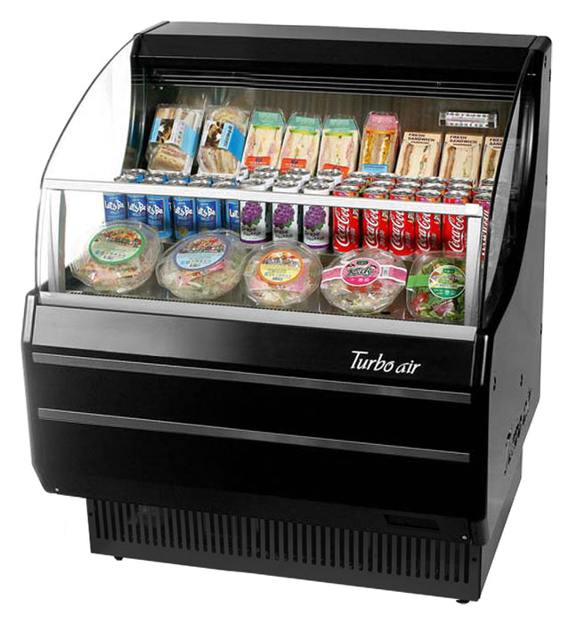 Turbo Air, TOM-30SW(B)-N, Merchandiser, Open Refrigerated Display