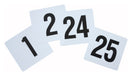 Winco, TBN-25, Table Numbers Cards