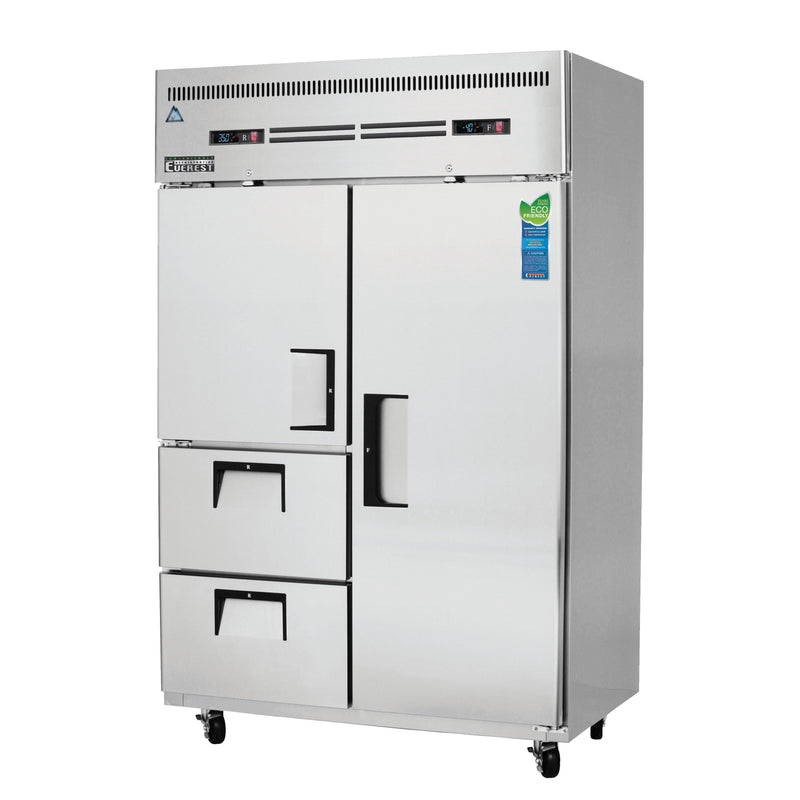Everest Refrigeration, ESRF2D2, Refrigerador Congelador, Vertical