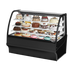 True Manufacturing, TDM-R-59-GE/GE-S-S, Display Case, Refrigerated Bakery, 115V, Glass Doors, Chrome