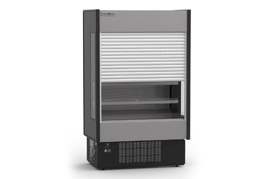 Hydra-Kool, KGH-ES-60-S, Grab and Go High Profile Merchandiser with electric front shutter