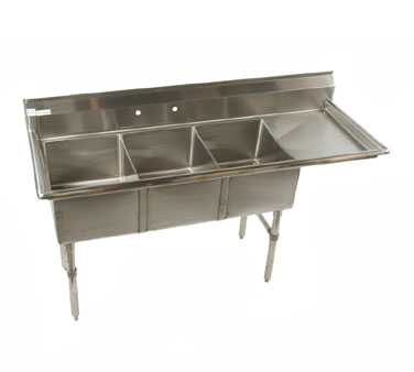 Klingers Trading, MCS3DR, Sink, (3) Three Compartment