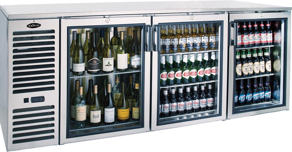 Krowne Metal, BS84L-KSS-LLR, Back Bar Refrigeration