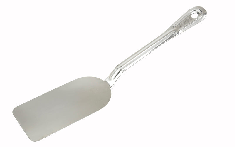 Winco, STN-6, Turner, Solid, Stainless Steel, 6" L