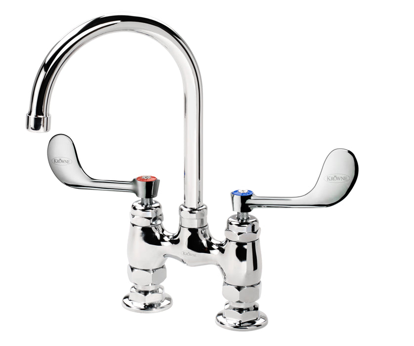 Krowne Metal, 15-401L-W-E4, Gooseneck Faucet