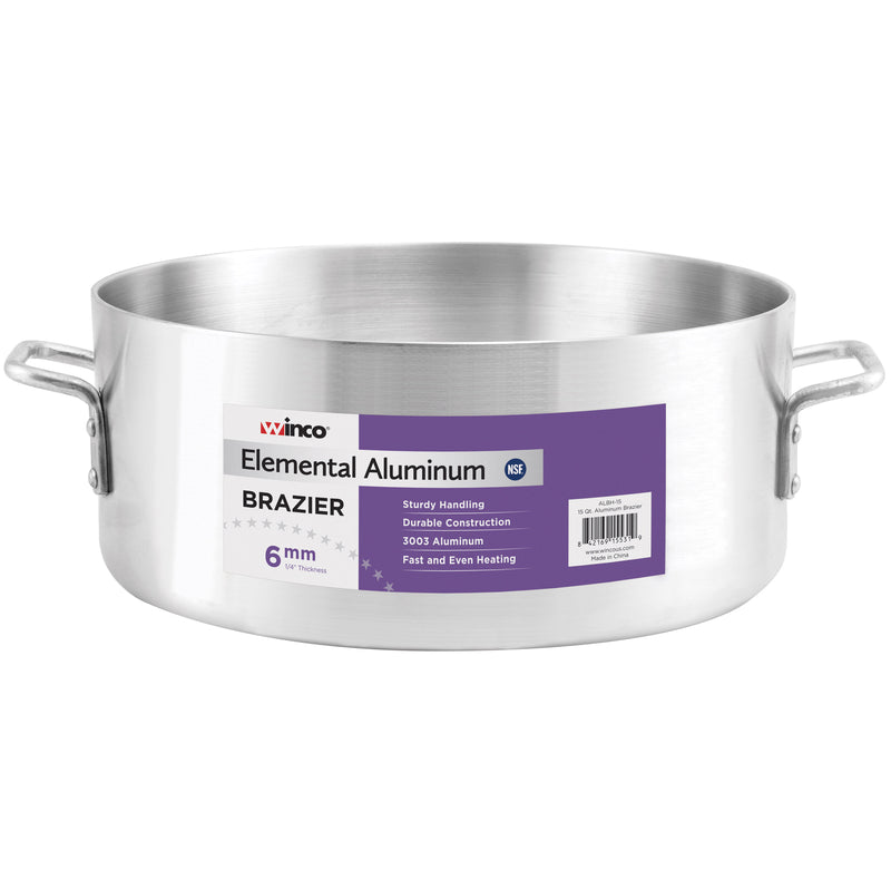Winco, ALBH-35, Cacerola para brasear