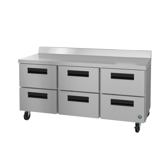 Hoshizaki, WR72B-D6, Refrigerated Counter, Work Top