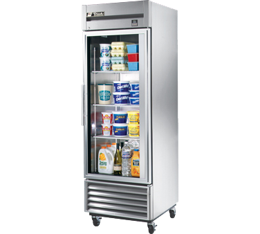 True Manufacturing, TS-23G-HC~FGD01, Refrigerador, Vertical, 115V, Una sección, Puerta de cristal