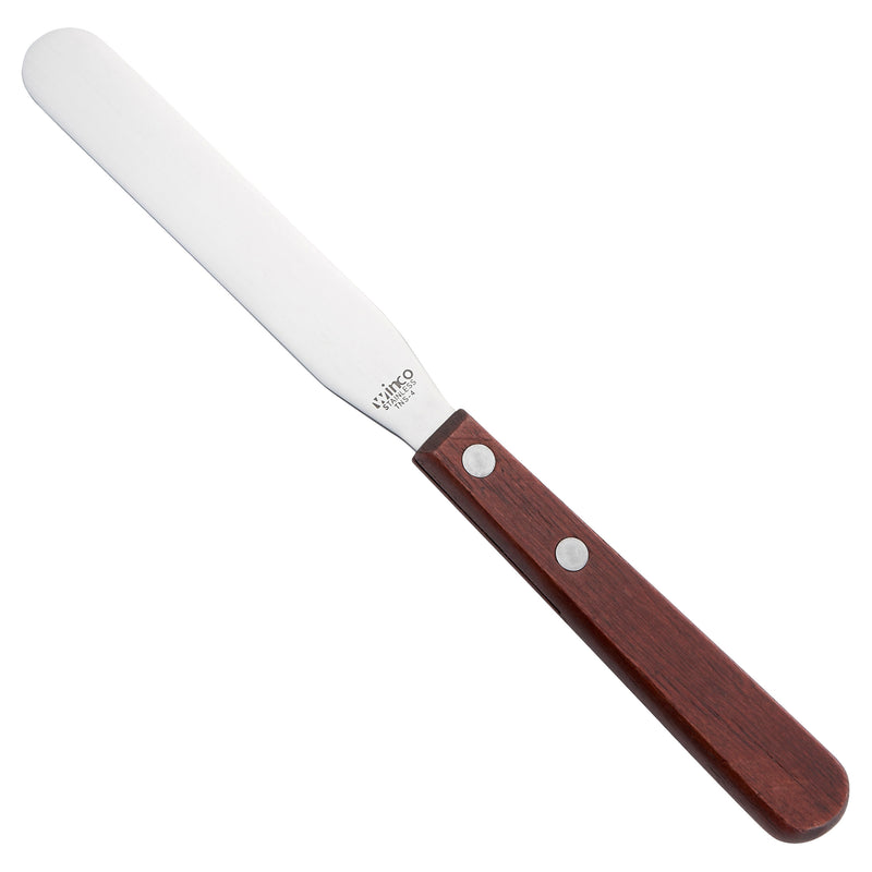 Winco, TNS-4, Spatula, Baker's, Wood, 4" L