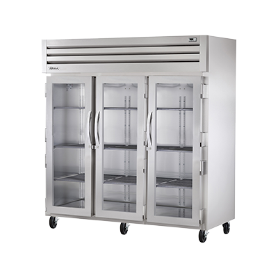 True Manufacturing, STG3R-3G-HC, Refrigerador, de Acceso Directo, 115V, Tres Secciones, Puertas de Vidrio
