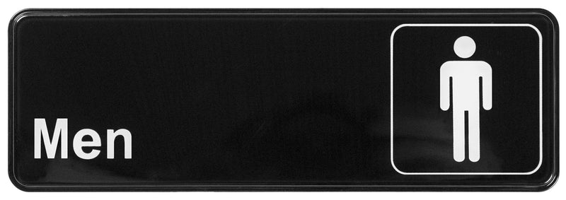 Winco, SGN-311, Sign, Compliance, 9" L, Black
