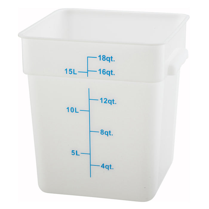 Winco, PESC-18, Square Food Storage Containers
