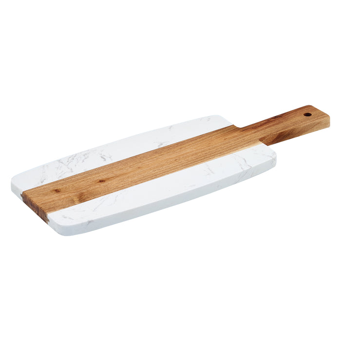 Winco, SBMW-156, Marble and Wood Serving Board