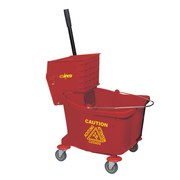 Winco, MPB-36R, Mop Bucket Wringer Combination