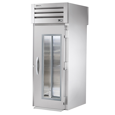 True Manufacturing, STR1RRT-1G-1S-HC, Refrigerator, Roll-Thru, 115V, One-Section, Glass Door