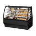 True Manufacturing, TDM-DZ-59-GE/GE-B-W, Display Case, Refrigerated/Non-Refrig