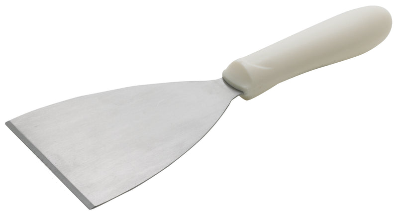 Winco, TWP-40, Grill Scraper, Polypropylene, White, Stainless Steel