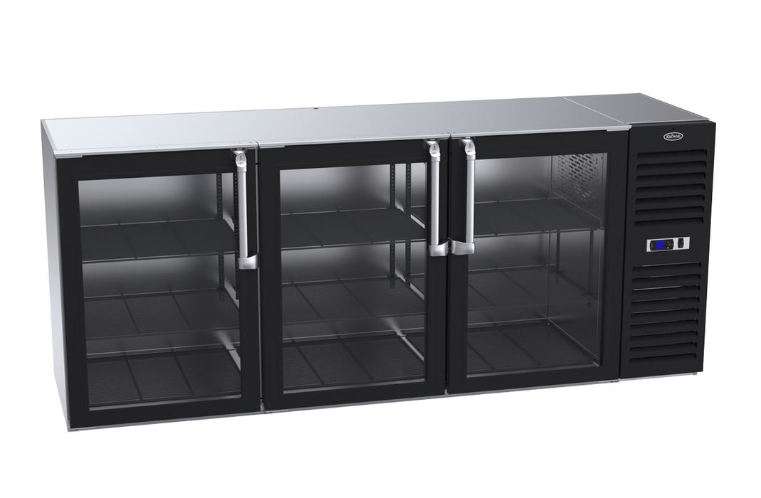 Krowne Metal, BS84R-GNS-LLR, Refrigeration- Self-Contained Back Bar Cooler