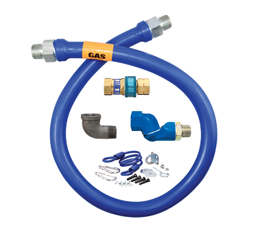 Dormont Manufacturing, 1675BPQSR48, Gas Connector Hose Assembly