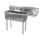 BK Resources, BKS-2-18-12-18R, Sink, (2) Two Compartment