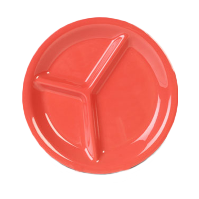 Thunder Group, CR710RD, Plate/Platter, Compartment, Plastic