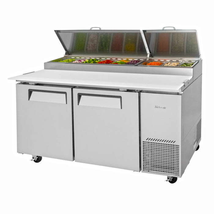 Turbo Air, TPR-67SD-N, Refrigerated Counter, Pizza Prep Table