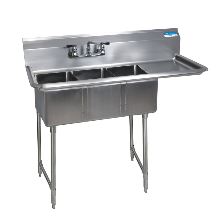 BK Resources, BKS-3-1014-10-15RS, Sink, (3) Three Compartment