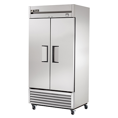 True Manufacturing, TS-35-HC, Refrigerador, con puerta de acceso, 115 V, dos secciones, puerta de acero inoxidable