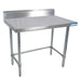 BK Resources, VTTR5OB-7230, Work Table,  63" - 72", Stainless Steel Top