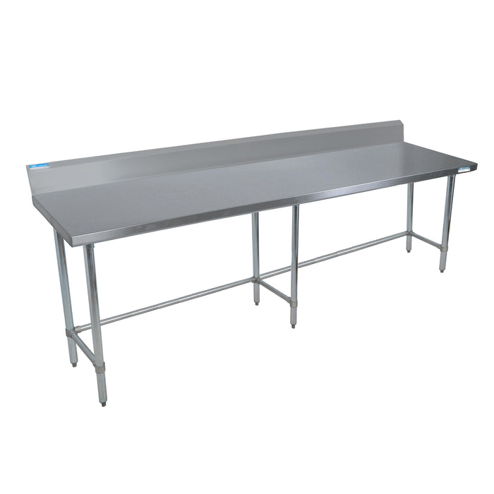 BK Resources, QVTR5OB-9630, Work Table,  85&quot; - 96&quot;, Stainless Steel Top