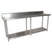 BK Resources, CVTR5-8430, Work Table,  73" - 84", Stainless Steel Top