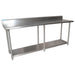 BK Resources, CVTR5-8430, Work Table,  84", Stainless Steel Top