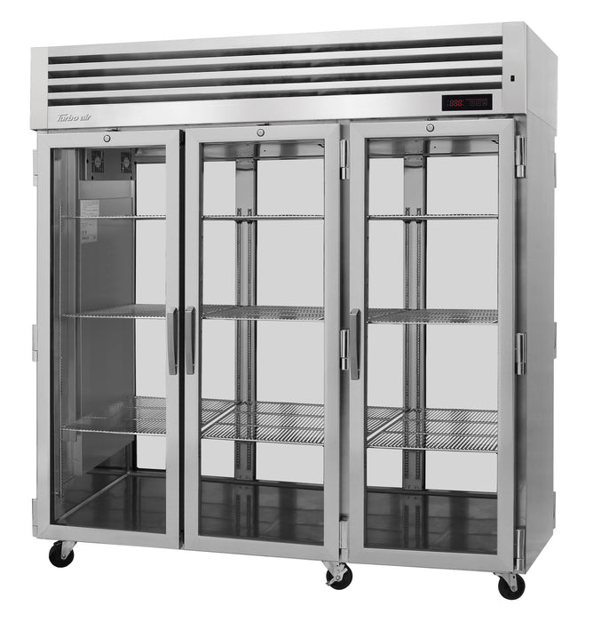 Turbo Air, PRO-77H-G-PT, PRO SERIES - Reach in refrigerator