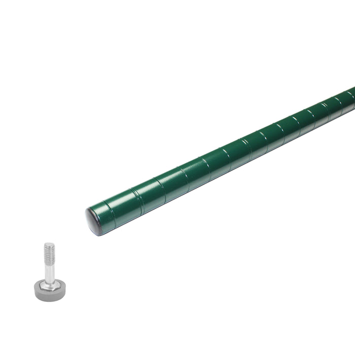 Thunder Group, CMEC086, Shelving; Green Epoxy Post with Leveling Foot