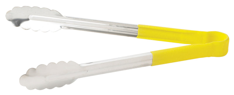 Winco, UTPH-12Y, Tongs, Utility, 3.25" L, Polypropylene